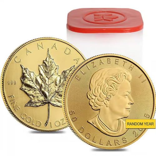 1 oz Canadian Gold Maple Leaf coin obverse